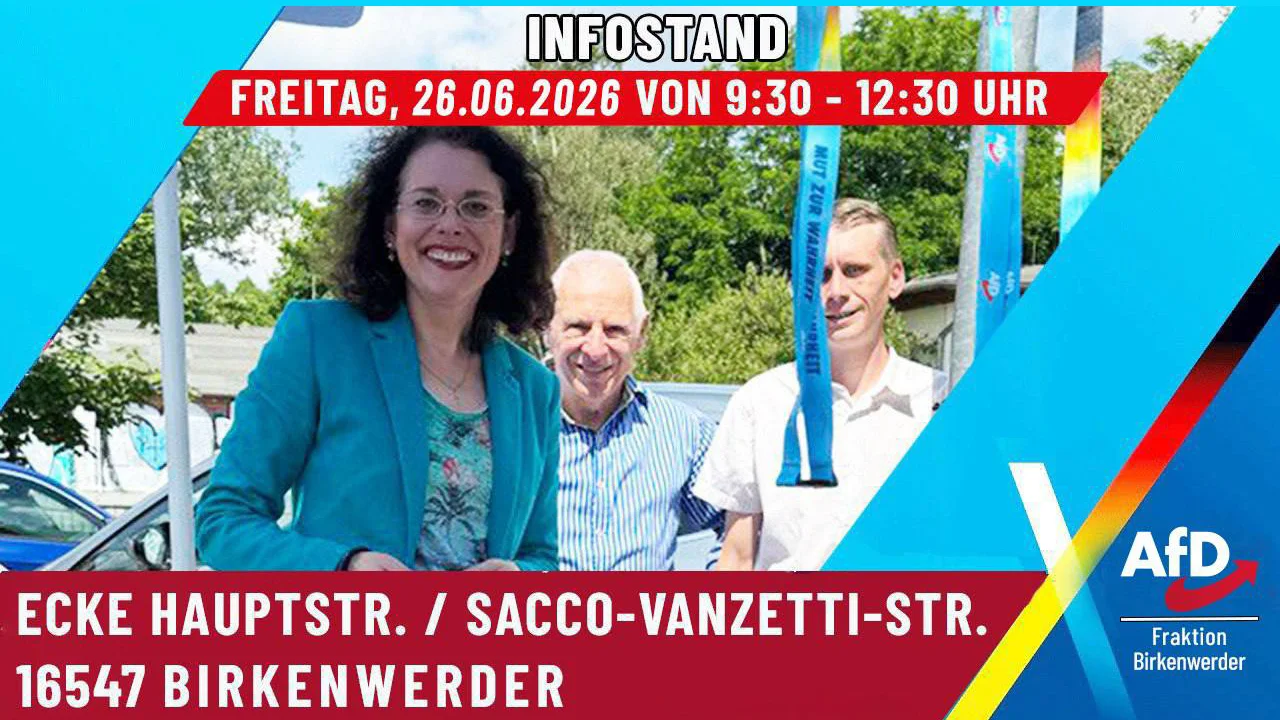 Infostand Birkenwerder